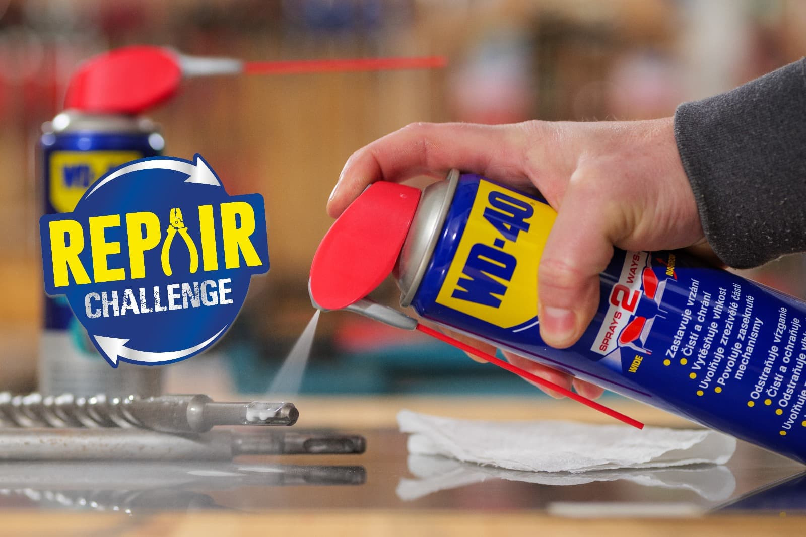 Přihlaste se do soutěže Repair Challenge 2024 a vyhrajte skvělé ceny s WD-40! | AutoMax Group