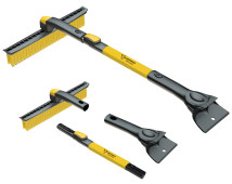 COYOTE Szilikon jégkaparó seprűvel