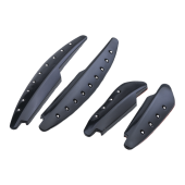 Ochrana dverí STILEX čierne 4ks