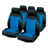 Poťahy 9ks KEEN čierno - modré